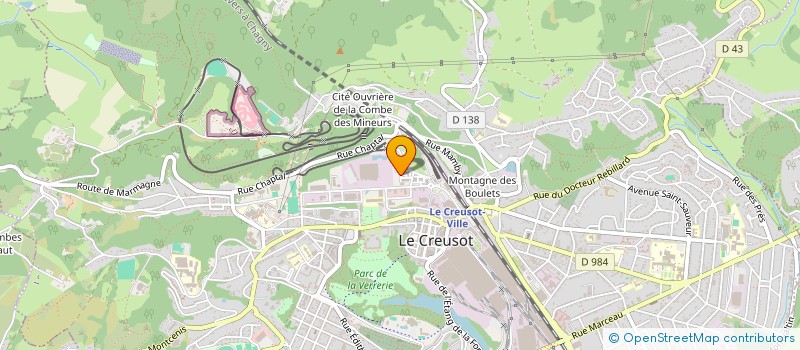 localisation de l'entreprise SISA MAISON DE SANTE LE CREUSOT à LE CREUSOT