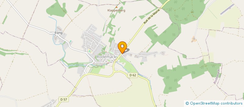 localisation de l'entreprise SISA MAISON DE SANTE PLURIPROFESSIONELLE DES REMPARTS  RODEMACK