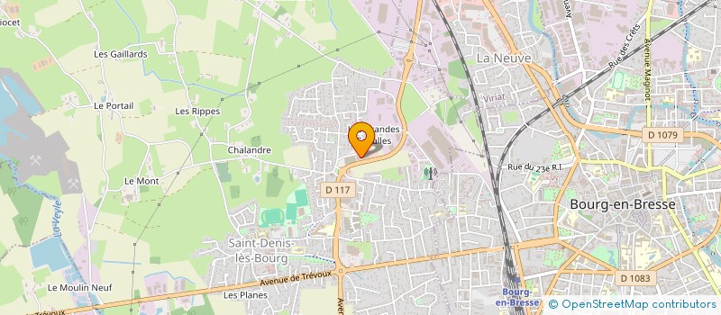 localisation de l'entreprise SISA MEDICALE DES CADALLES à SAINT-DENIS-LES-BOURG