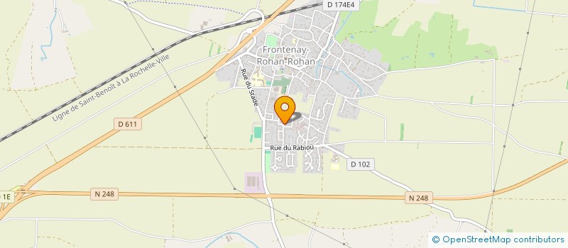 localisation de l'entreprise SISA MEDIROHAN  FRONTENAY-ROHAN-ROHAN