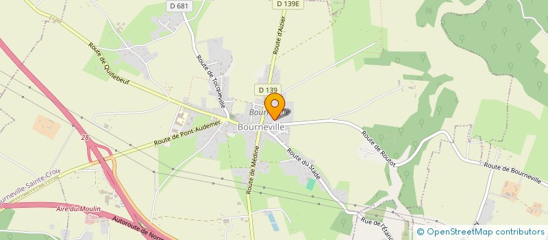 localisation de l'entreprise SISA MEDISANTE BOURNEVILLE  BOURNEVILLE-SAINTE-CROIX