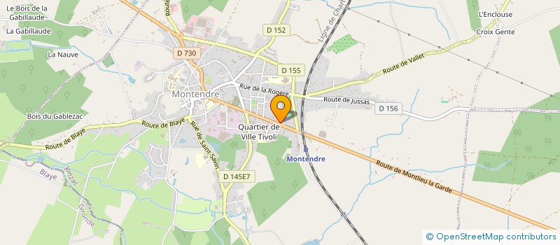 localisation de l'entreprise SISA MONT ADRONIS  MONTENDRE