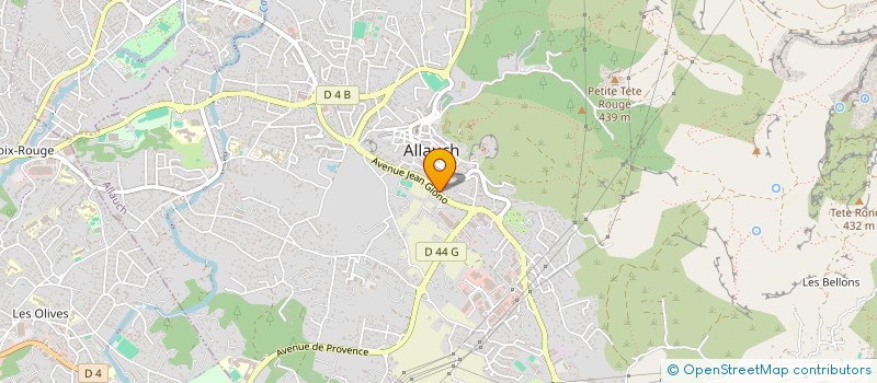 localisation de l'entreprise SISA MSP D'ALLAUCH à ALLAUCH