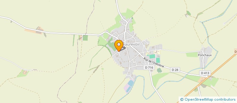 localisation de l'entreprise SISA MSP DE BEAUREVOIR à BEAUREVOIR