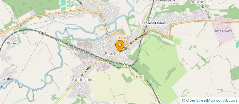 localisation de l'entreprise SISA MSP DE BOUZONVILLE FREISTROFF  BOUZONVILLE