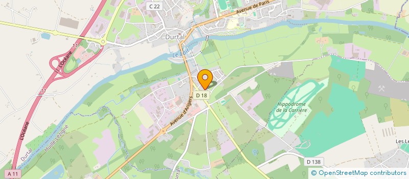 localisation de l'entreprise SISA MSP DE DURTAL  DURTAL