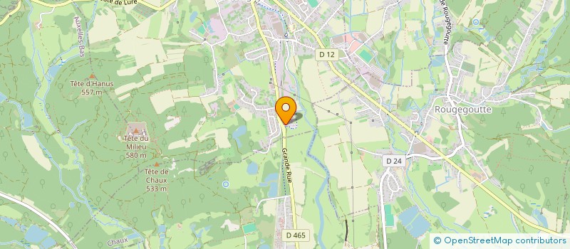 localisation de l'entreprise SISA MSP DE LA HAUTE SAVOUREUSE  GIROMAGNY