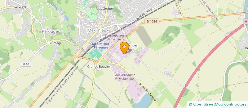 localisation de l'entreprise SISA MSP DE MEXIMIEUX à MEXIMIEUX