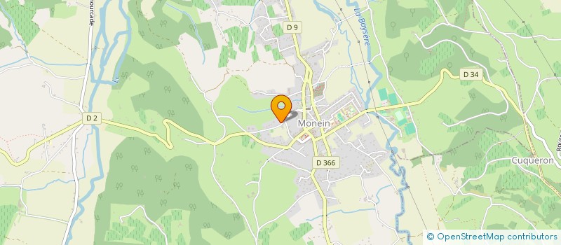 localisation de l'entreprise SISA MSP DE MONEIN  MONEIN