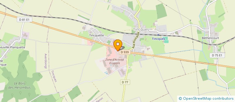 localisation de l'entreprise SISA MSP DE TINCQUES  TINCQUES