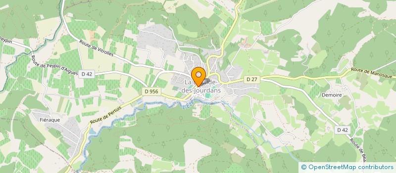 localisation de l'entreprise SISA MSP DU GRAND LUBERON  LA BASTIDE-DES-JOURDANS
