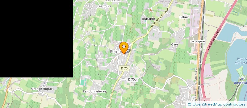 localisation de l'entreprise SISA MSP POMMIERS  POMMIERS