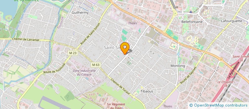 localisation de l'entreprise SISA MSP SAINT SIMON à TOULOUSE