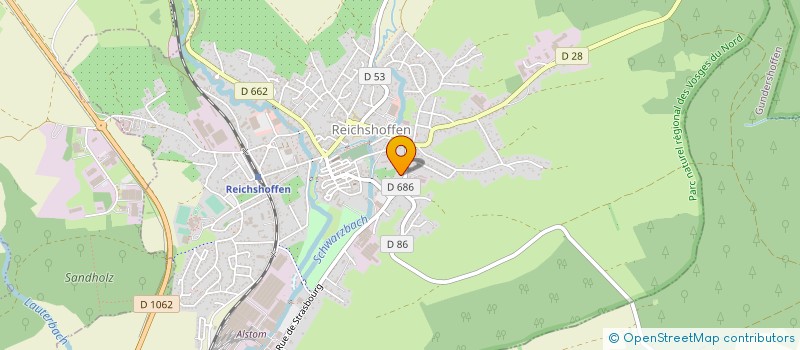 localisation de l'entreprise SISA ORGANISATION DES SOINS COORDONNES A REICHSHOFFEN  REICHSHOFFEN