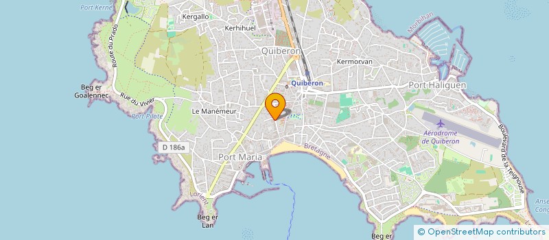 localisation de l'entreprise SISA PRESKILB à QUIBERON