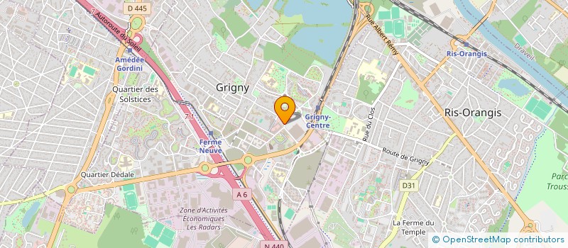 localisation de l'entreprise SISA SAINT EXUPERY à GRIGNY