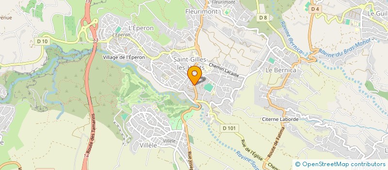 localisation de l'entreprise SISA SENS à SAINT-PAUL