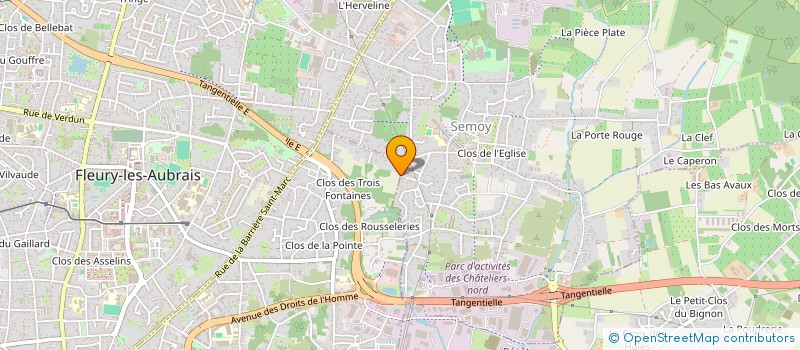 localisation de l'entreprise SISAFSI à ORLEANS