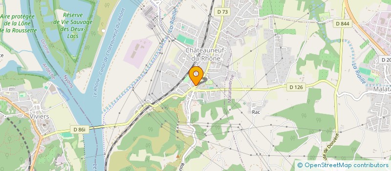 localisation de l'entreprise SISALLIANCE  CHATEAUNEUF-DU-RHONE