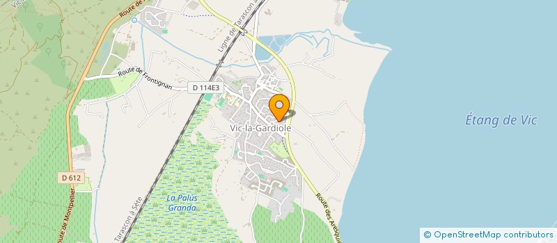 localisation de l'entreprise SISAMI  VIC-LA-GARDIOLE