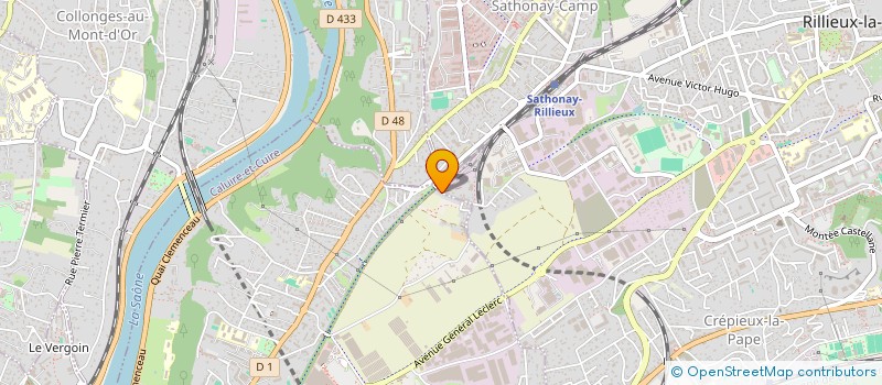 localisation de l'entreprise SISAR IMMOBILIER  CALUIRE-ET-CUIRE