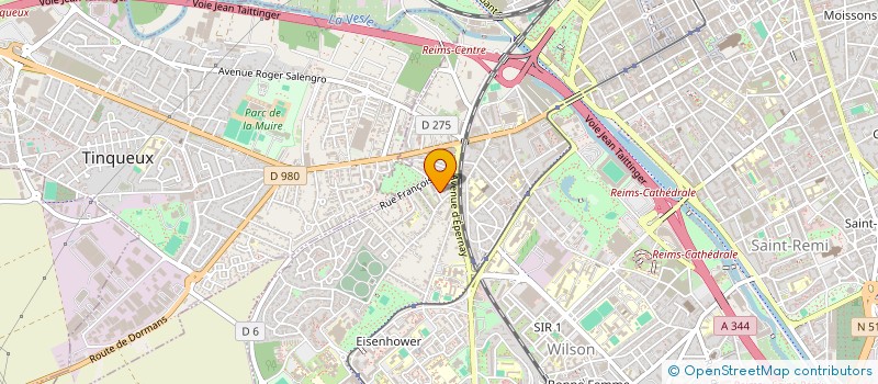 localisation de l'entreprise SISBRO  REIMS