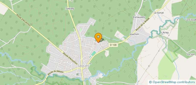 localisation de l'entreprise SISBRO  SAUCATS