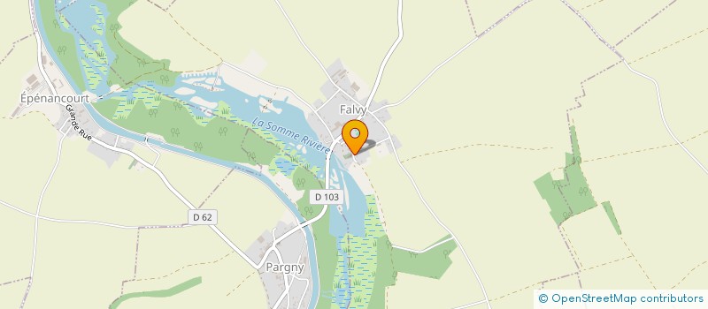 localisation de l'entreprise SISCO DES ETANGS DE LA HAUTE SOMME à FALVY