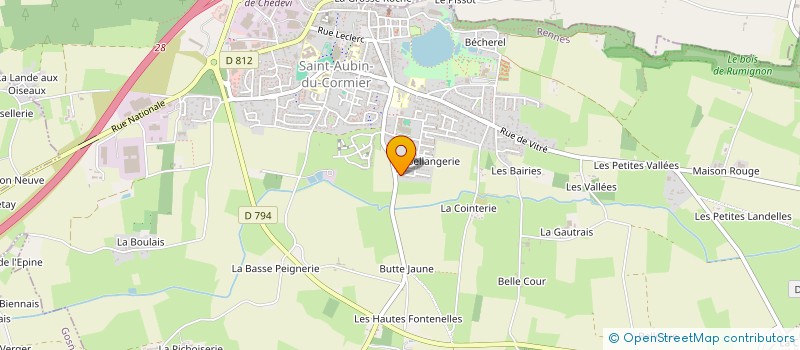 localisation de l'entreprise SISEDY  SAINT-AUBIN-DU-CORMIER