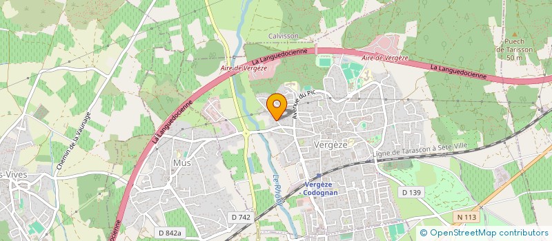 localisation de l'entreprise SISELO  VERGEZE