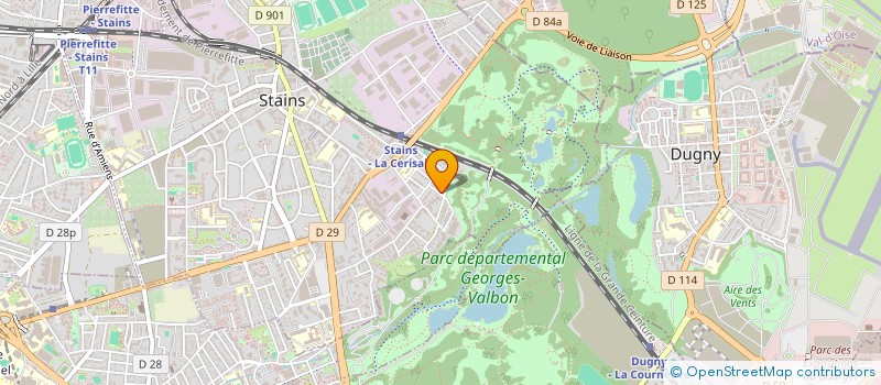 localisation de l'entreprise SISERVICES  AUBERVILLIERS