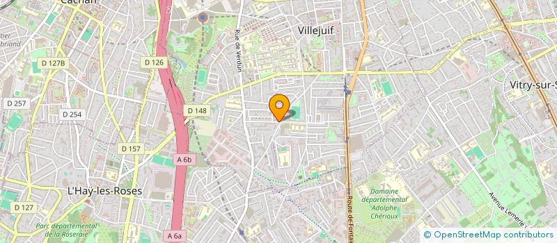 localisation de l'entreprise SISGA FORMATION INCLUSION INTERNATIONAL  VILLEJUIF