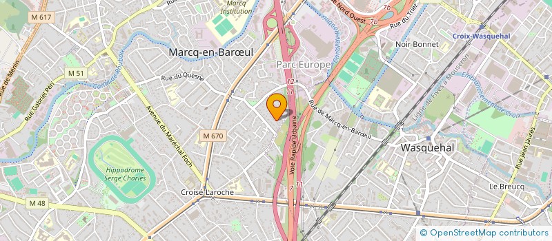 localisation de l'entreprise SISKA à MARCQ-EN-BARŒUL