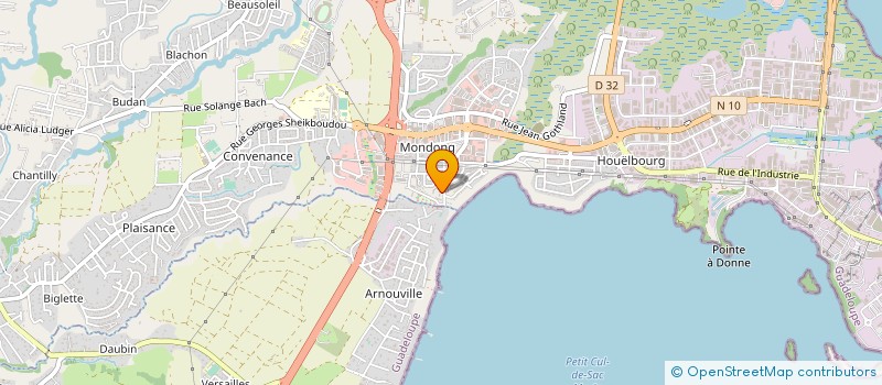 localisation de l'entreprise SISMIK INGENIERIE à BAIE-MAHAULT