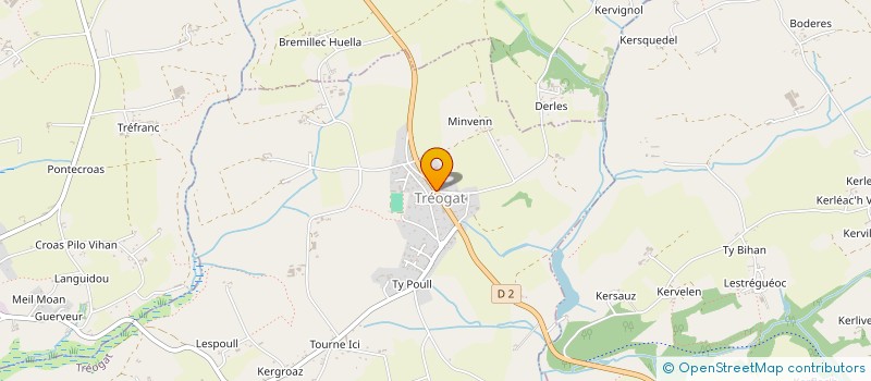 localisation de l'entreprise SISOM  TREOGAT