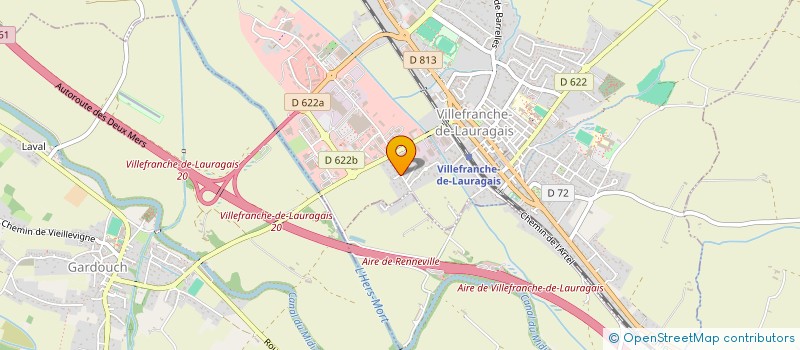 localisation de l'entreprise SISOMAT  VILLEFRANCHE-DE-LAURAGAIS