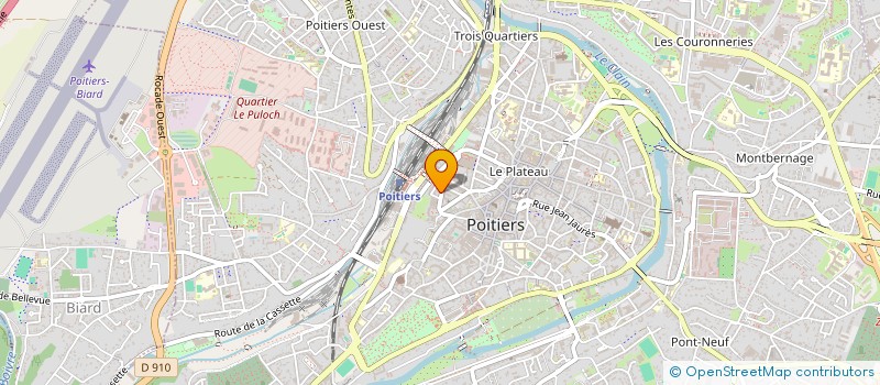 localisation de l'entreprise SISOPI  POITIERS