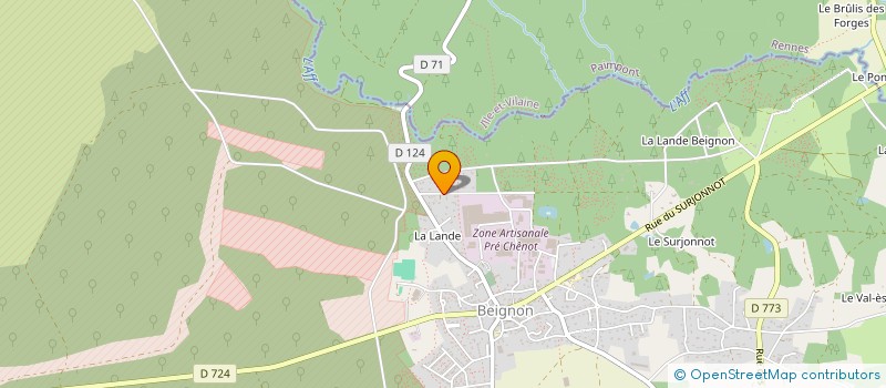 localisation de l'entreprise SISPE  BEIGNON