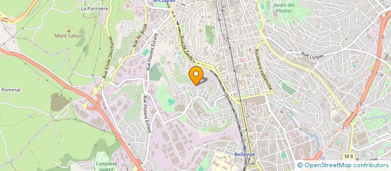 localisation de l'entreprise SISSAHE  SAINT-ETIENNE