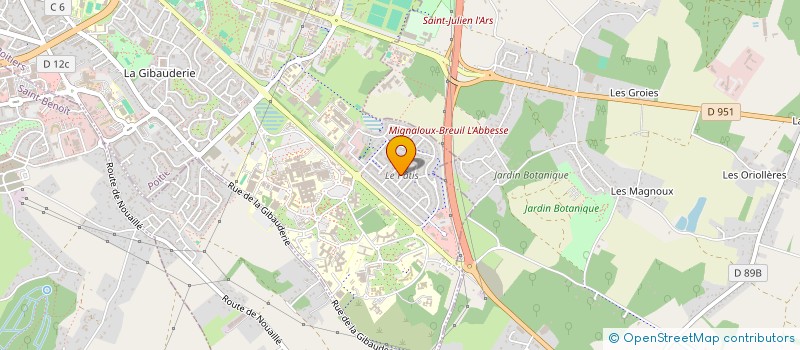 localisation de l'entreprise SISSANET SERVICE  POITIERS