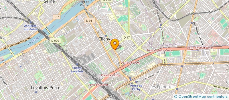 localisation de l'entreprise SISSANI à CLICHY