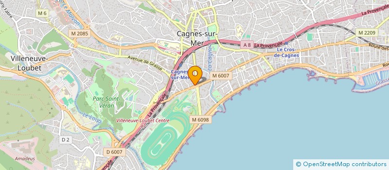 localisation de l'entreprise SISSI à CAGNES-SUR-MER