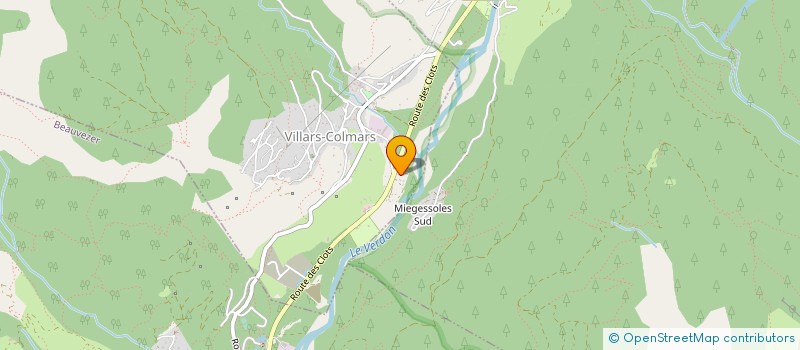 localisation de l'entreprise SISSI  COLMARS