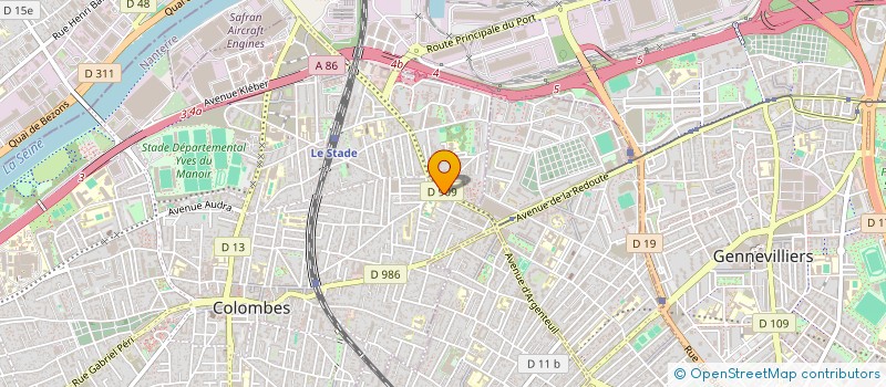 localisation de l'entreprise SISSI MASSAGES à COLOMBES