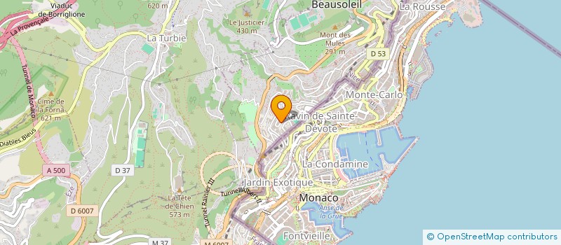 localisation de l'entreprise SISSI MONACO  BEAUSOLEIL