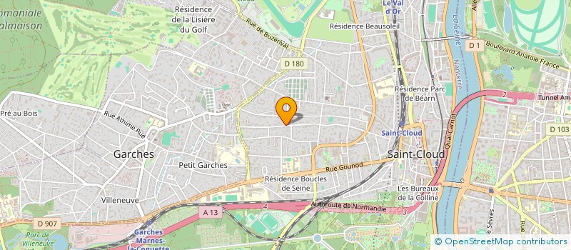 localisation de l'entreprise SISSISPERANZA à SAINT-CLOUD