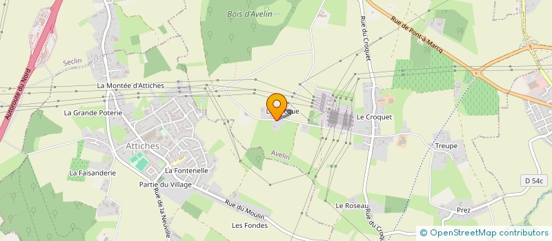 localisation de l'entreprise SISSITOUR VOYAGES  WATTIGNIES