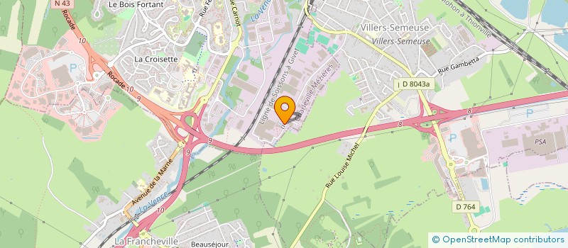 localisation de l'entreprise SISSON LEHMANN à CHARLEVILLE-MEZIERES