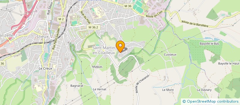 localisation de l'entreprise SISSOUX  SAINT-CHAMOND