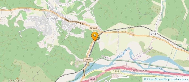 localisation de l'entreprise SISTA  MIRABEAU